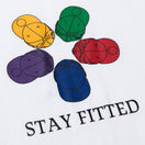 コットン Tシャツ STAY FITTED ホワイト レギュラーフィット