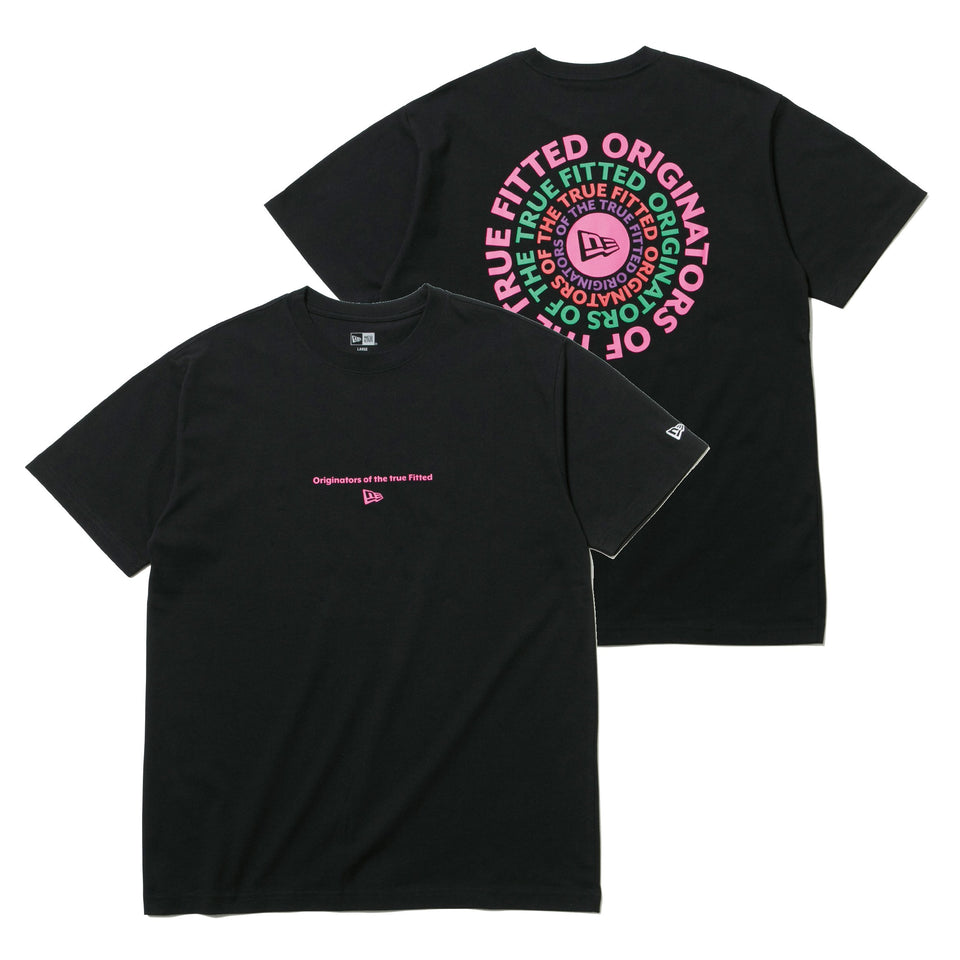 コットン Tシャツ Originators of the True Fitted ブラック レギュラーフィット