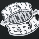 半袖 コットン Tシャツ ニューエラ MCMXX ロゴ ブラック × ホワイト/ブラック/グレー レギュラーフィット