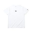 半袖 コットン Tシャツ ミニフラッグロゴ ホワイト × ブラック レギュラーフィット