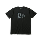 半袖 コットン Tシャツ ウッドランドカモダーク フラッグロゴ ブラック レギュラーフィット