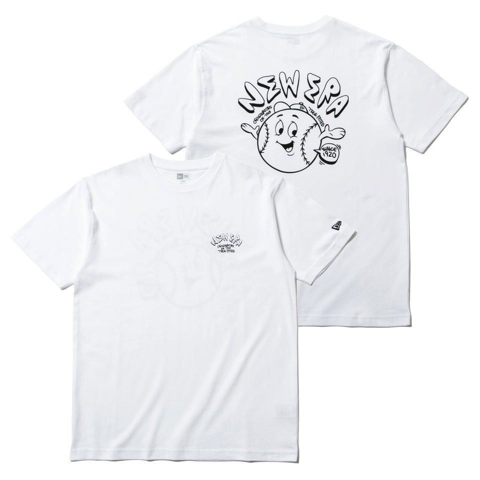 コットン Tシャツ Ball Boy ホワイト レギュラーフィット