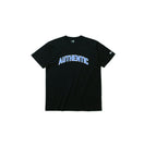 半袖 コットン Tシャツ オーセンティック ブラック × ホワイト/ブルー レギュラーフィット