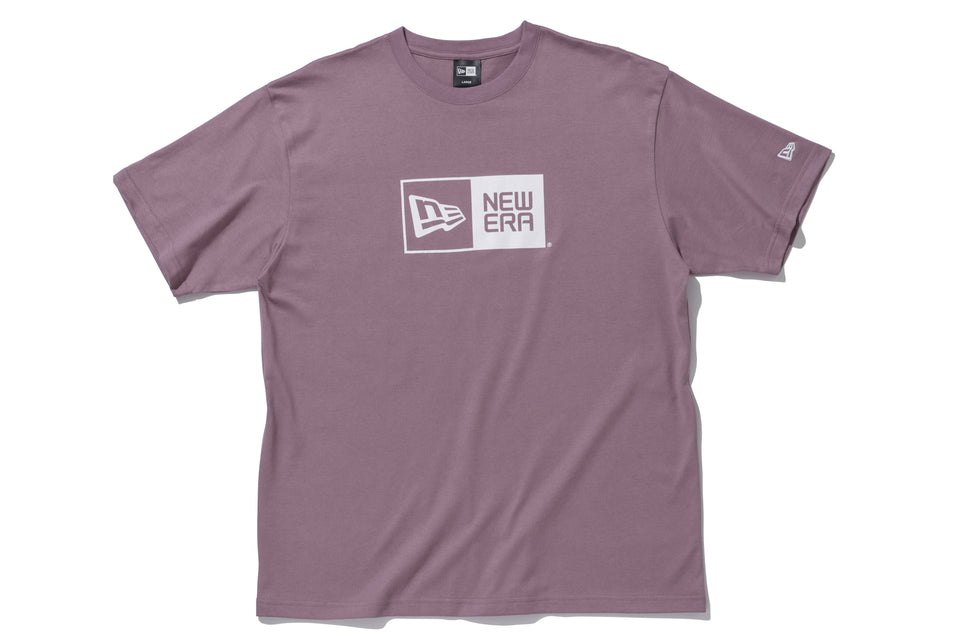 【ストア限定】 コットン Tシャツ ボックスロゴ ダスキーローズ