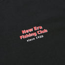 半袖 コットン Tシャツ ニューエラ フィッシング クラブ ブラック × マルチカラー レギュラーフィット 【ニューエラ アウトドア】