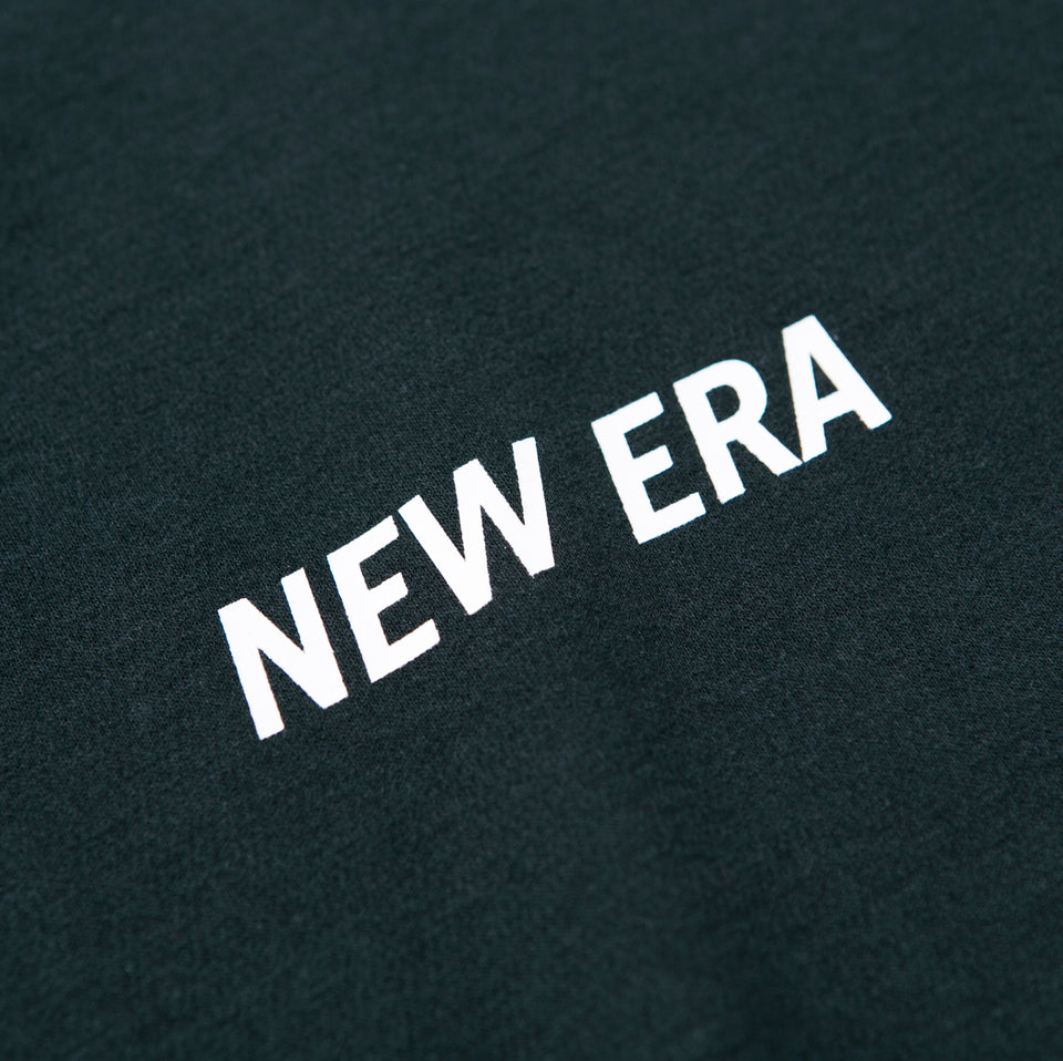 長袖 パフォーマンス Tシャツ ニューエラ フロント スリーブ ブラック レギュラーフィット