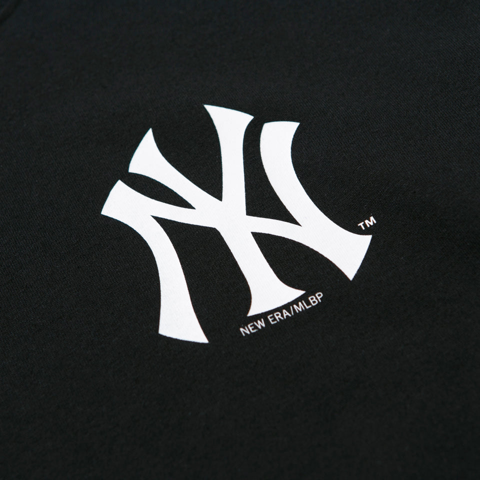長袖 コットン Tシャツ ニューヨーク・ヤンキース ブラック レギュラーフィット