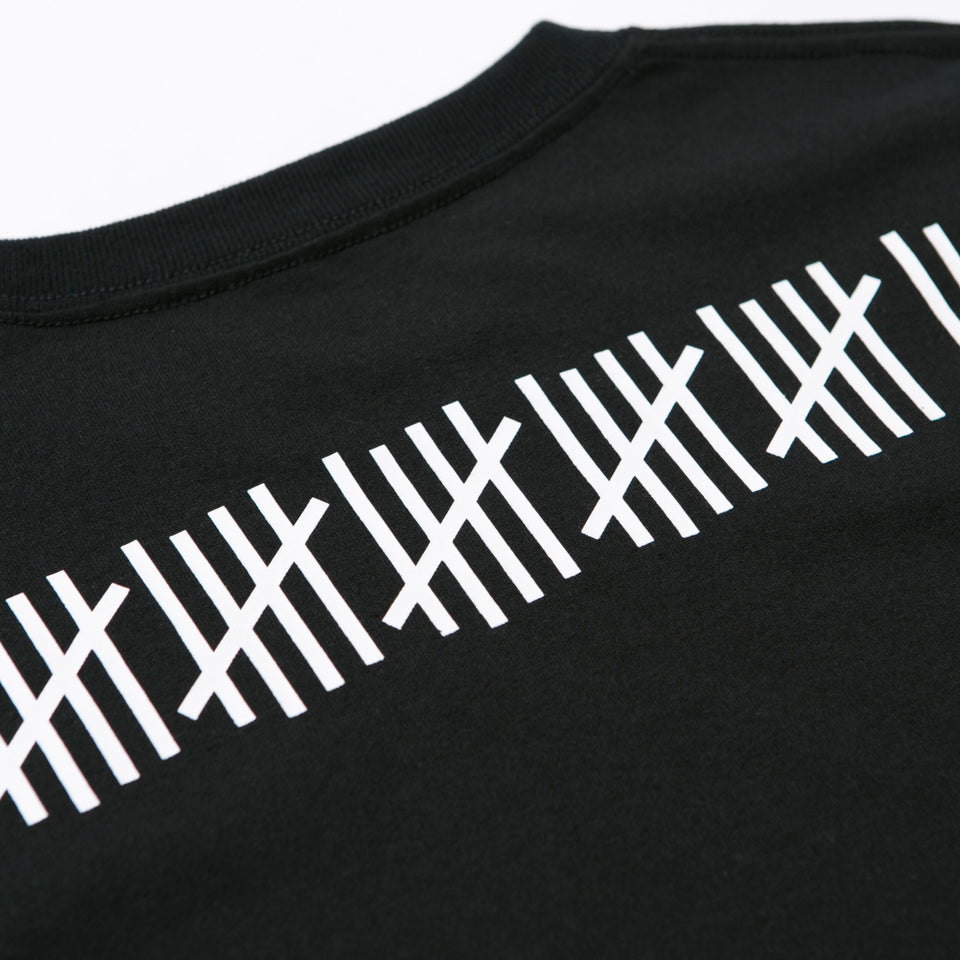 長袖 コットン Tシャツ ニューヨーク・ヤンキース ブラック レギュラーフィット