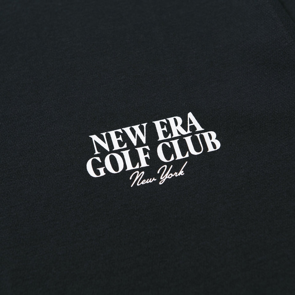 【ゴルフ】 パフォーマンス Tシャツ ニューエラ ゴルフクラブ ブラック × ホワイト レギュラーフィット