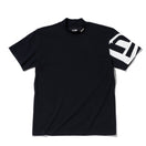 【ゴルフ】 パフォーマンス Tシャツ ミドルネック ブラック × ホワイト レギュラーフィット