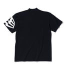 【ゴルフ】 パフォーマンス Tシャツ ミドルネック ブラック × ホワイト レギュラーフィット