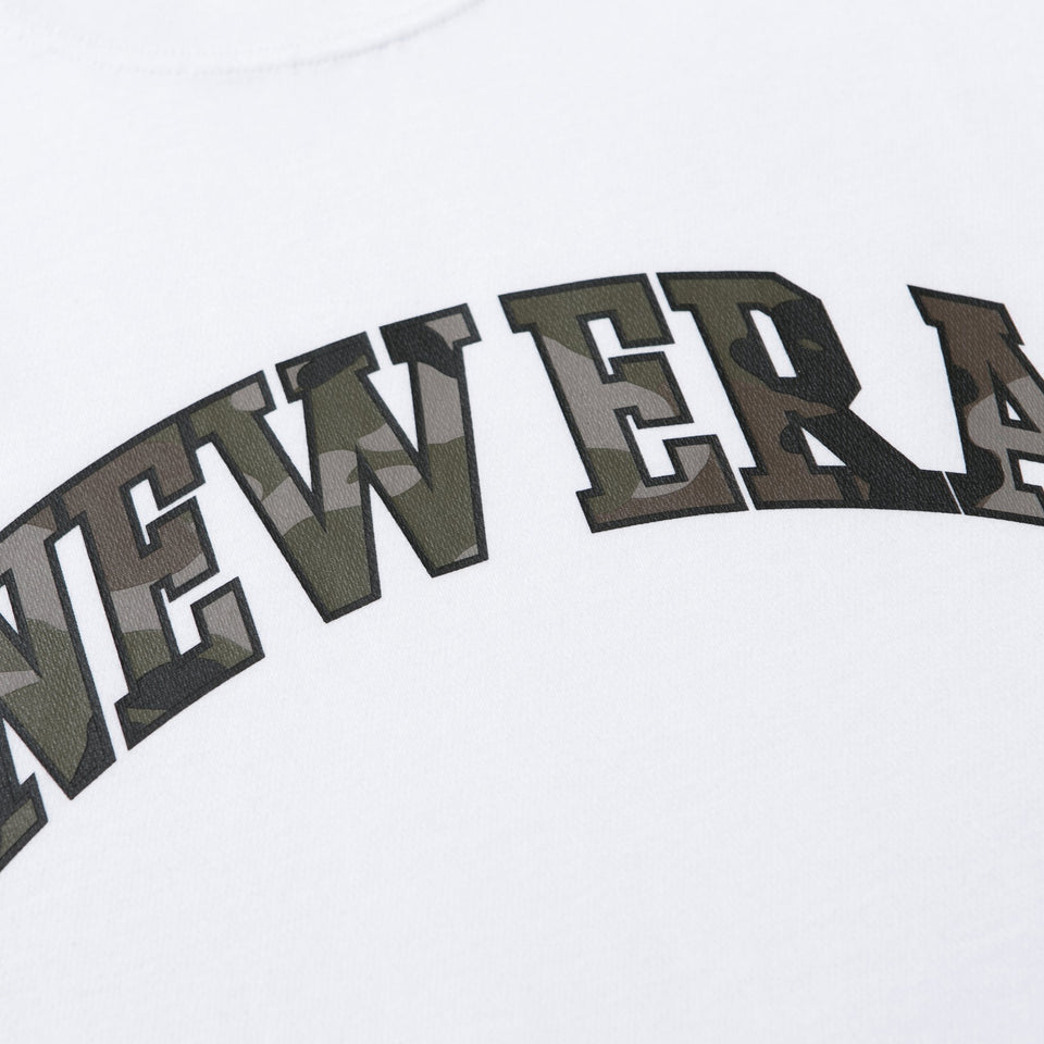 【ゴルフ】 パフォーマンス Tシャツ アーチロゴ ホワイト × ウッドランドカモ レギュラーフィット