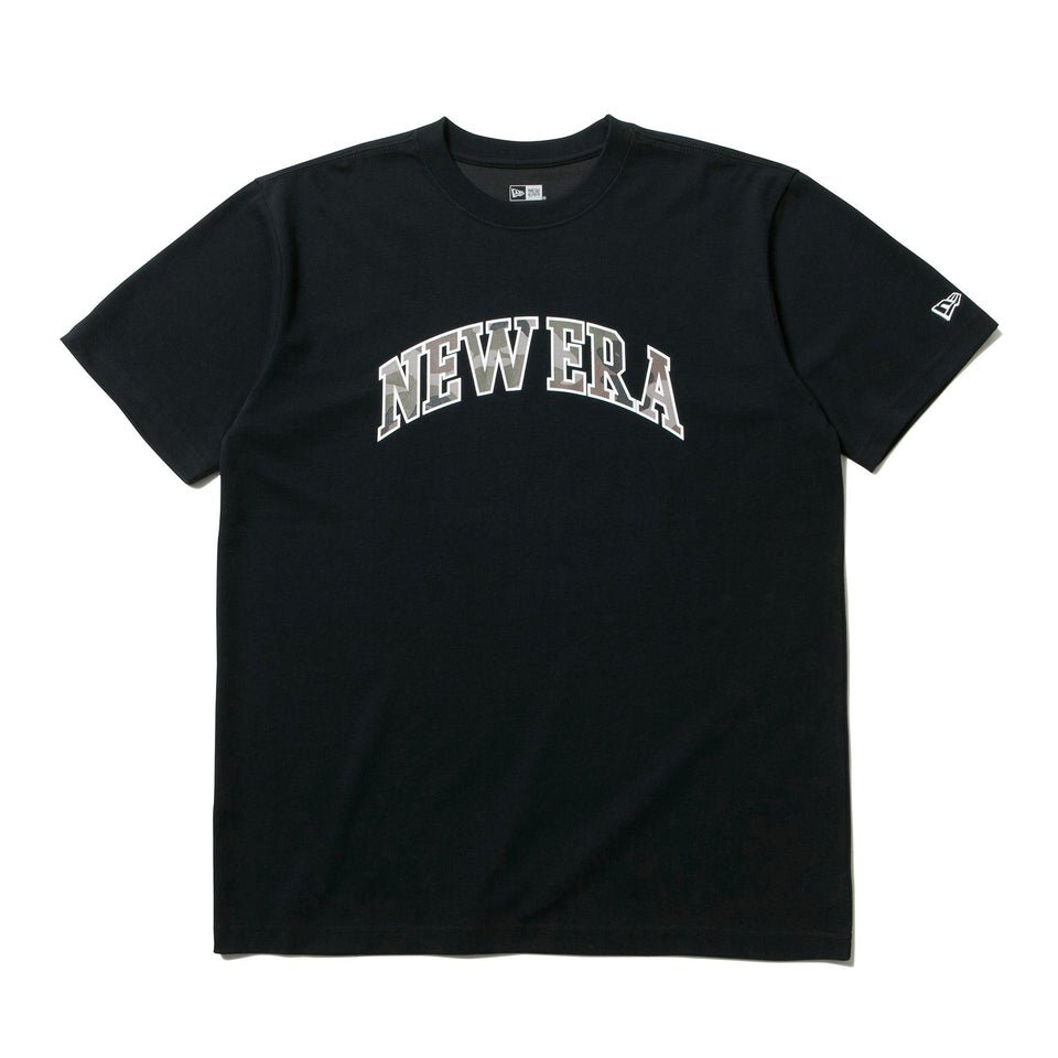 【ゴルフ】 パフォーマンス Tシャツ アーチロゴ ブラック × ウッドランドカモ レギュラーフィット