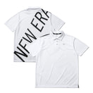 【ゴルフ】 ポロシャツ テックポロ バック NEW ERA ロゴ ホワイト