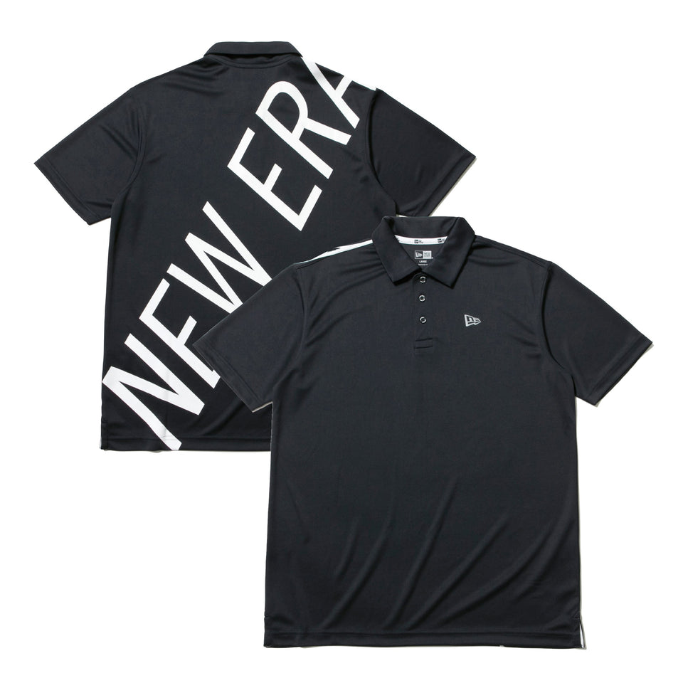【ゴルフ】 ポロシャツ テックポロ バック NEW ERA ロゴ ネイビー