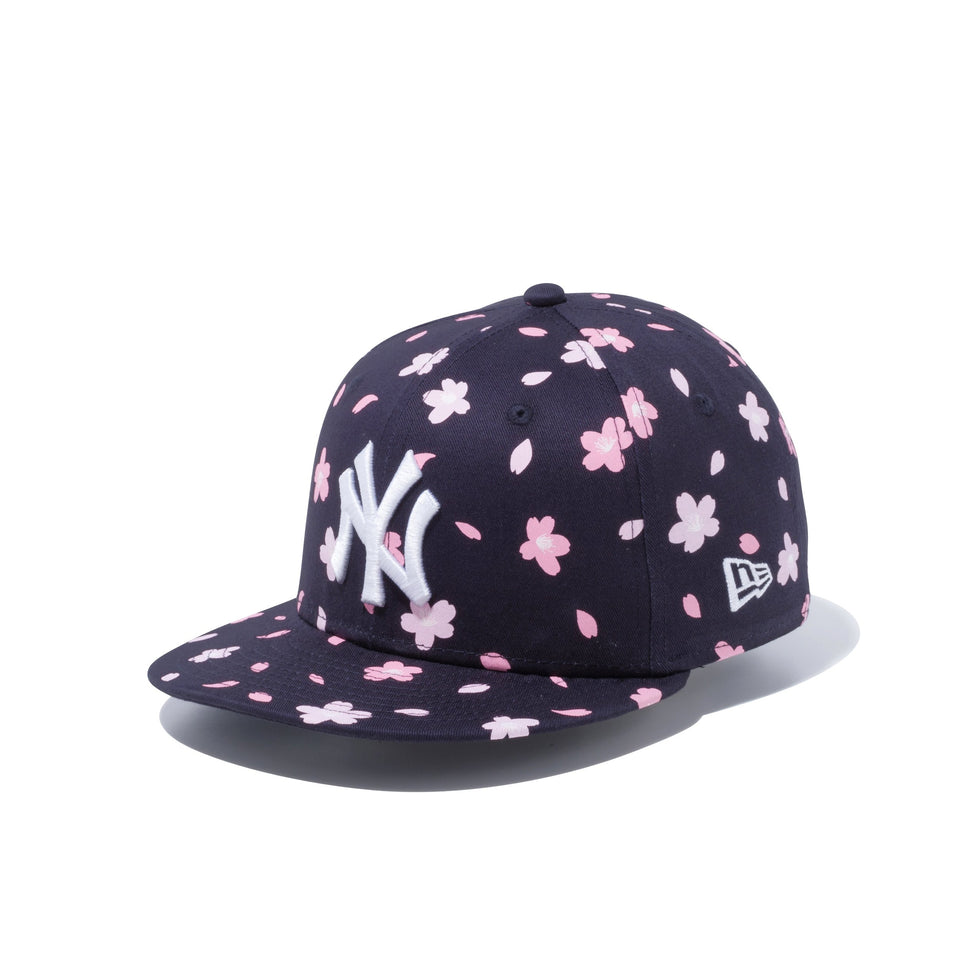 Youth 9FIFTY 桜 ニューヨーク・ヤンキース オールオーバープリント ネイビー