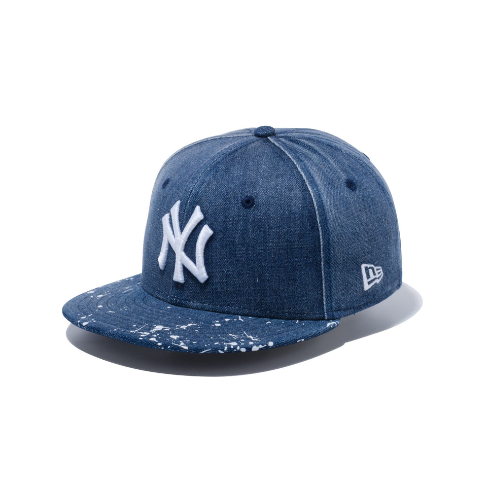 Youth 9FIFTY スプラッシュペイント ニューヨーク・ヤンキース ウォッシュドデニム