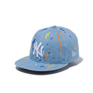 Youth 9FIFTY スプラッシュエンブロイダリー ニューヨーク・ヤンキース ウォッシュドデニム