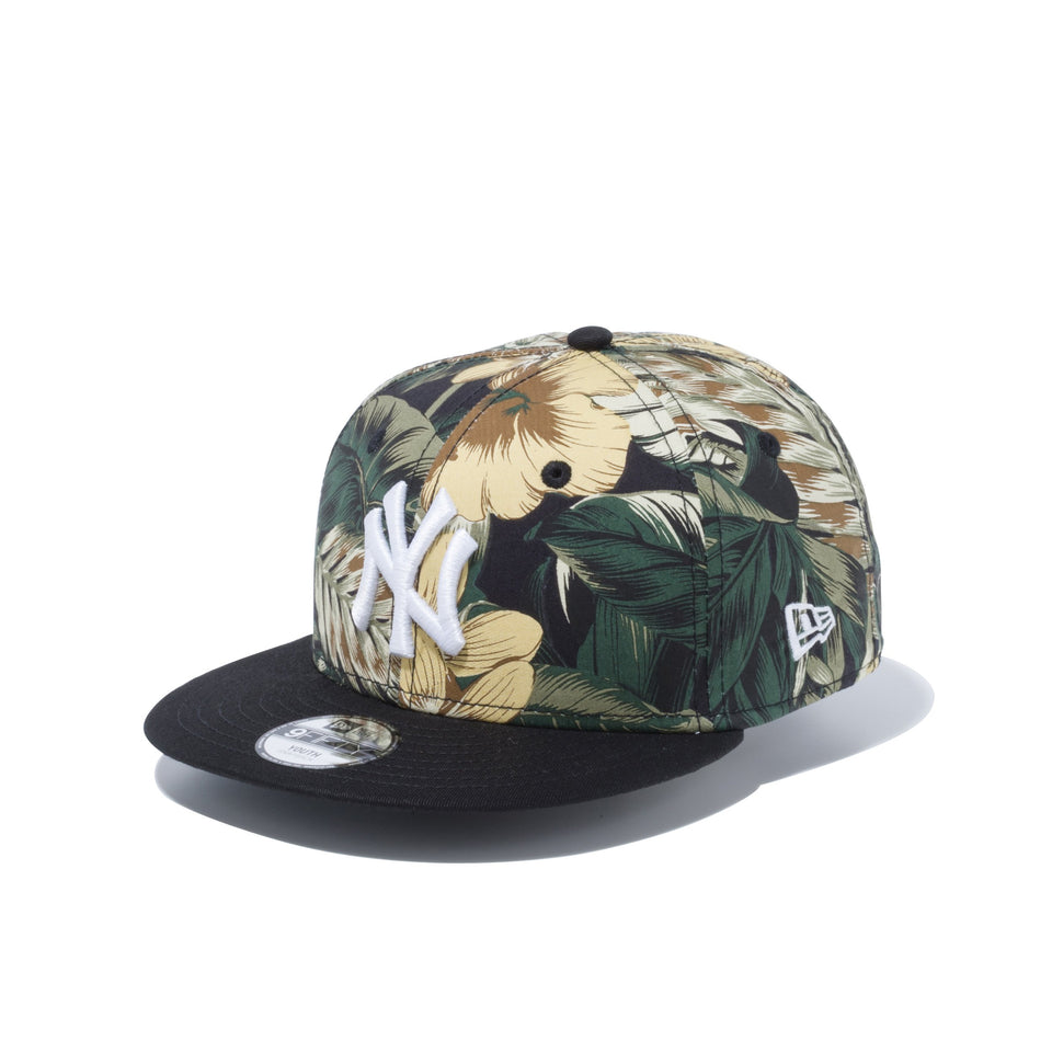 Youth 9FIFTY ボタニカル ニューヨーク・ヤンキース ブラックイエローボタニカル