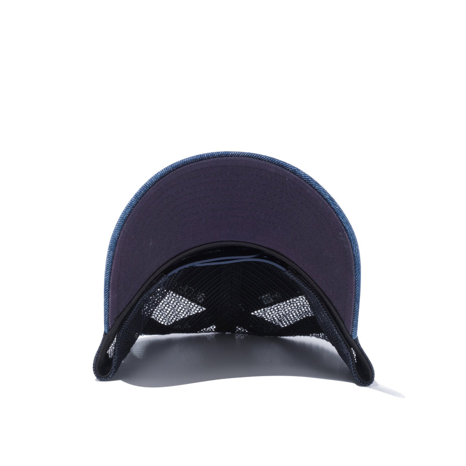 Youth 9FORTY A-Frame トラッカー ニューヨーク・ヤンキース ウォッシュドデニム ネイビーメッシュ