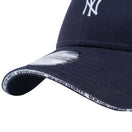 Youth 9FORTY ベーシックファブリックス ニューヨーク・ヤンキース サンドイッチバイザー ネイビー