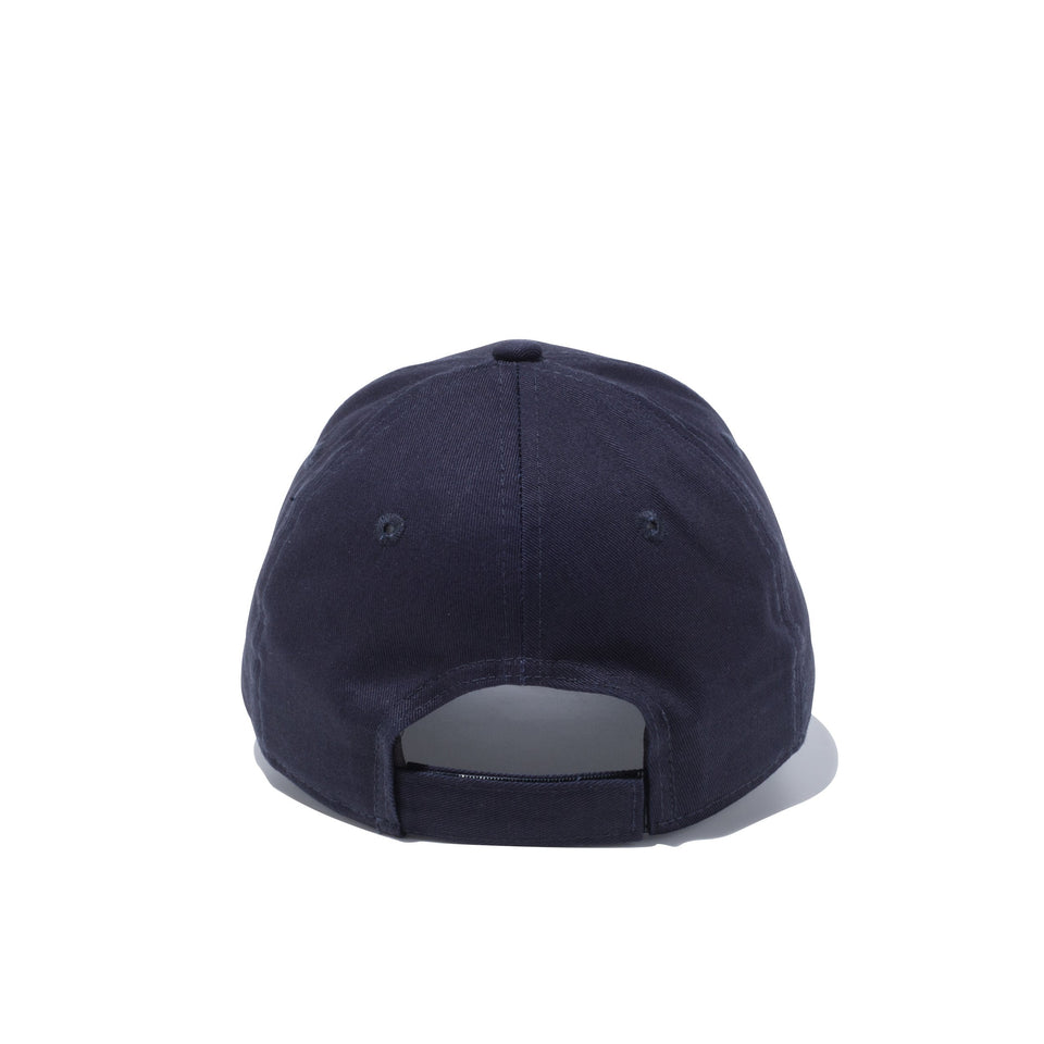 Youth 9FORTY ベーシックファブリックス ニューヨーク・ヤンキース サンドイッチバイザー ネイビー