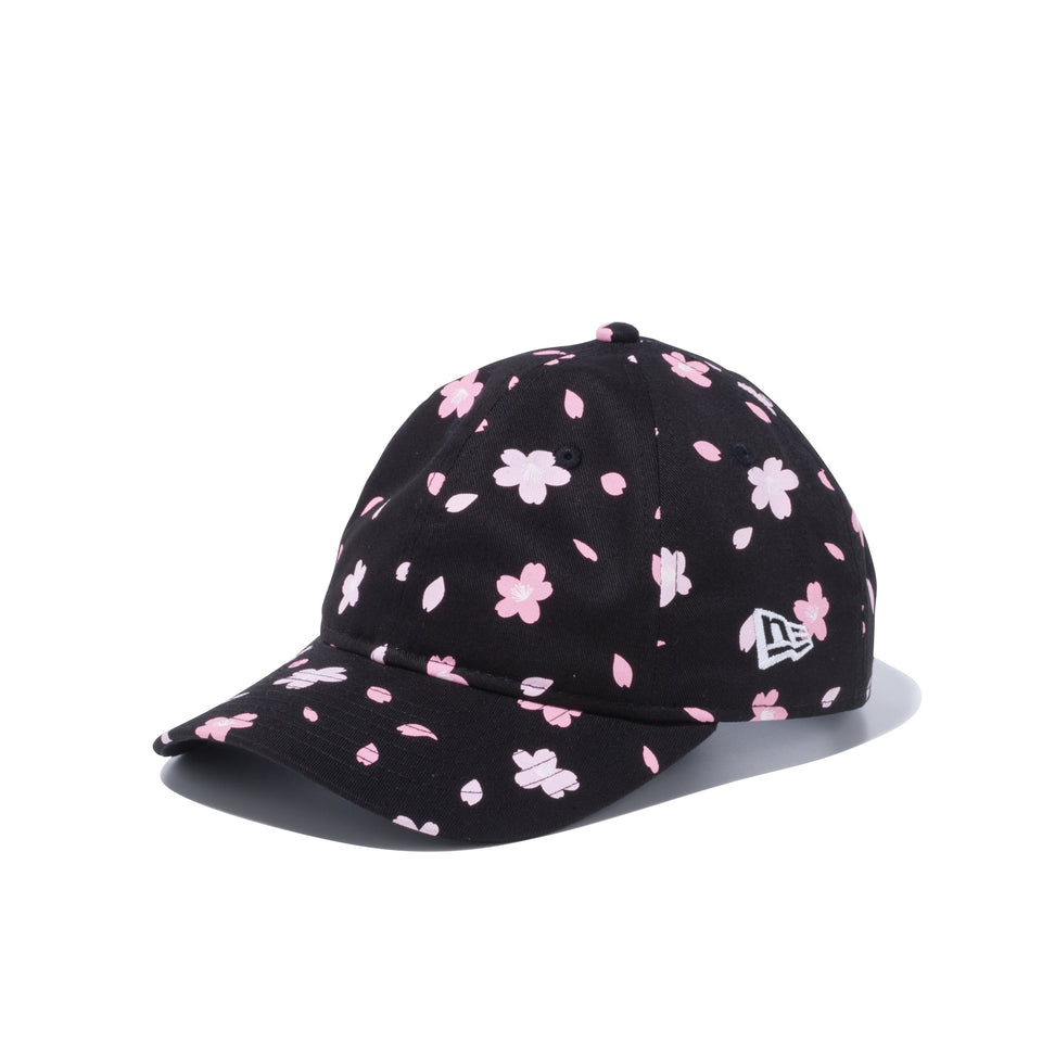 Youth 9TWENTY クロスストラップ 桜 オールオーバープリント ブラック
