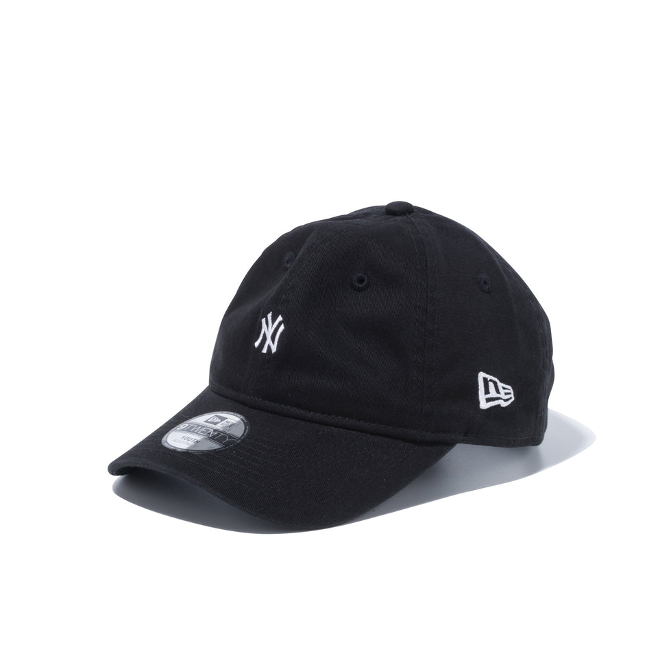Youth 9TWENTY クロスストラップ リアストラップ エンブロイダリー ニューヨーク・ヤンキース ミニロゴ ブラック