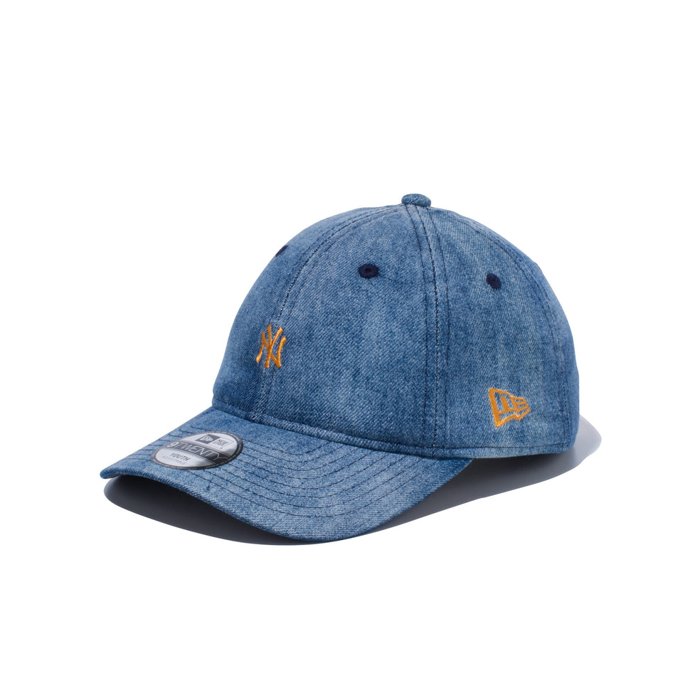 Youth 9TWENTY 2トーンストラップ ニューヨーク・ヤンキース ミニロゴ ウォッシュドデニム × コッパー