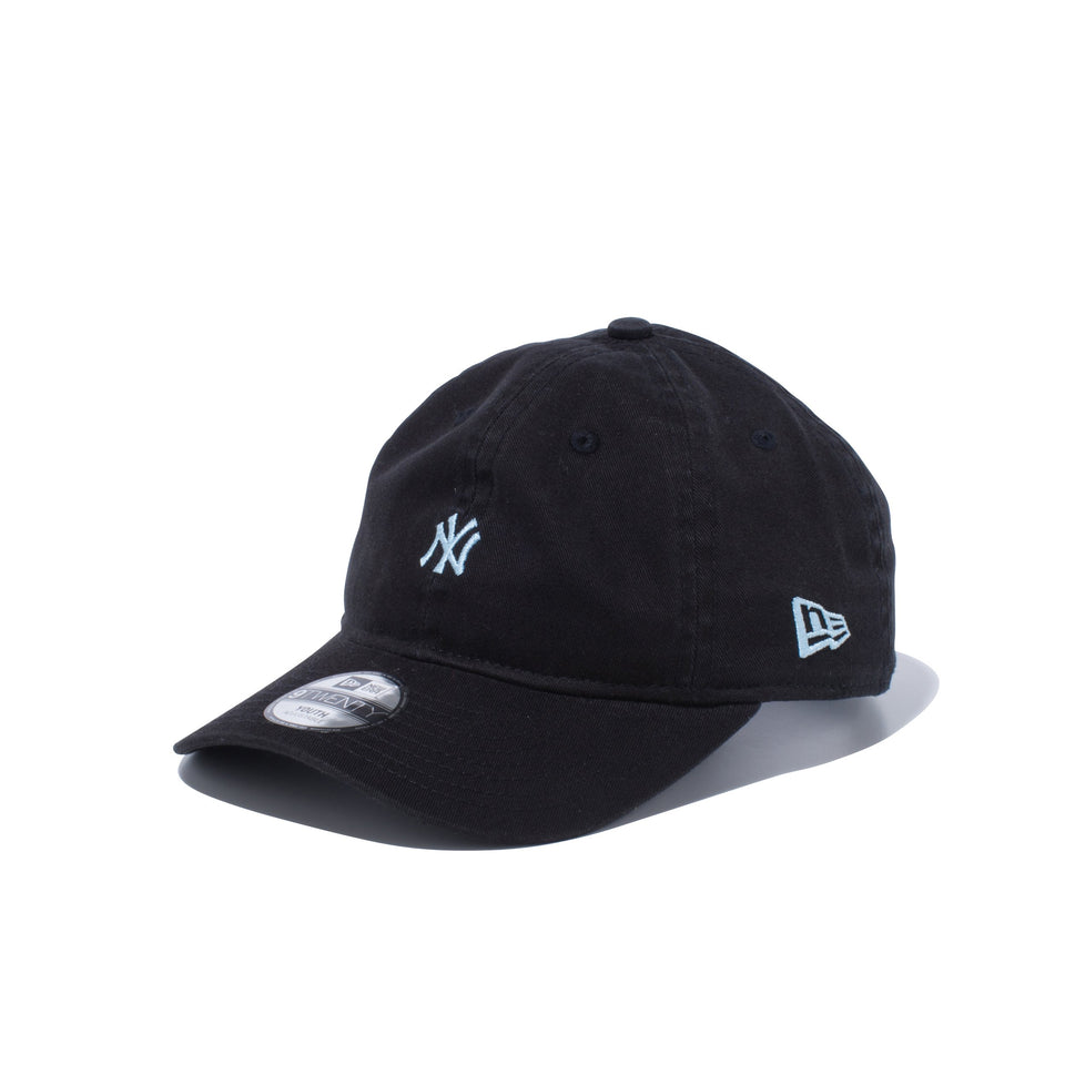 Youth 9TWENTY 2トーンストラップ ニューヨーク・ヤンキース ミニロゴ ブラック × スカイブルー