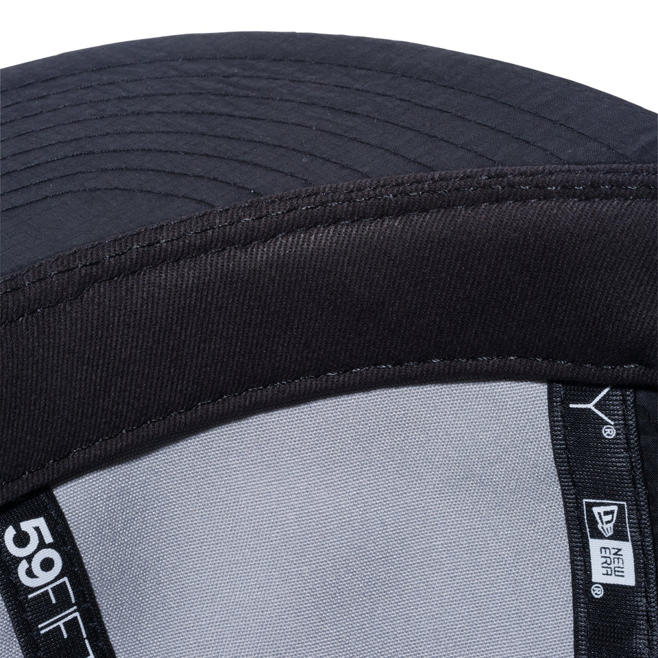 RC 59FIFTY フラットバイザー リップストップタフタ ニューヨーク・ヤンキース ミニロゴ ブラック