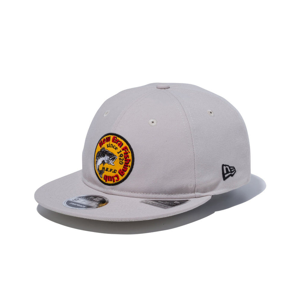 RC 9FIFTY フラットバイザー ニューエラ フィッシング クラブ ストーン × ブラック 【ニューエラ アウトドア】