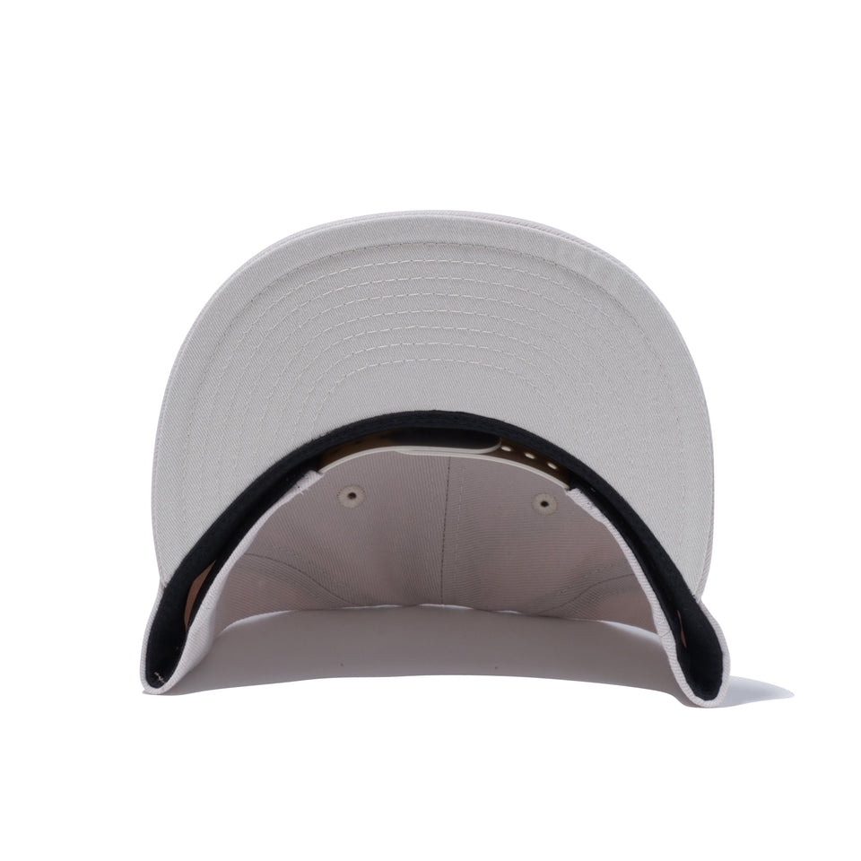 RC 9FIFTY フラットバイザー ニューエラ フィッシング クラブ ストーン × ブラック 【ニューエラ アウトドア】