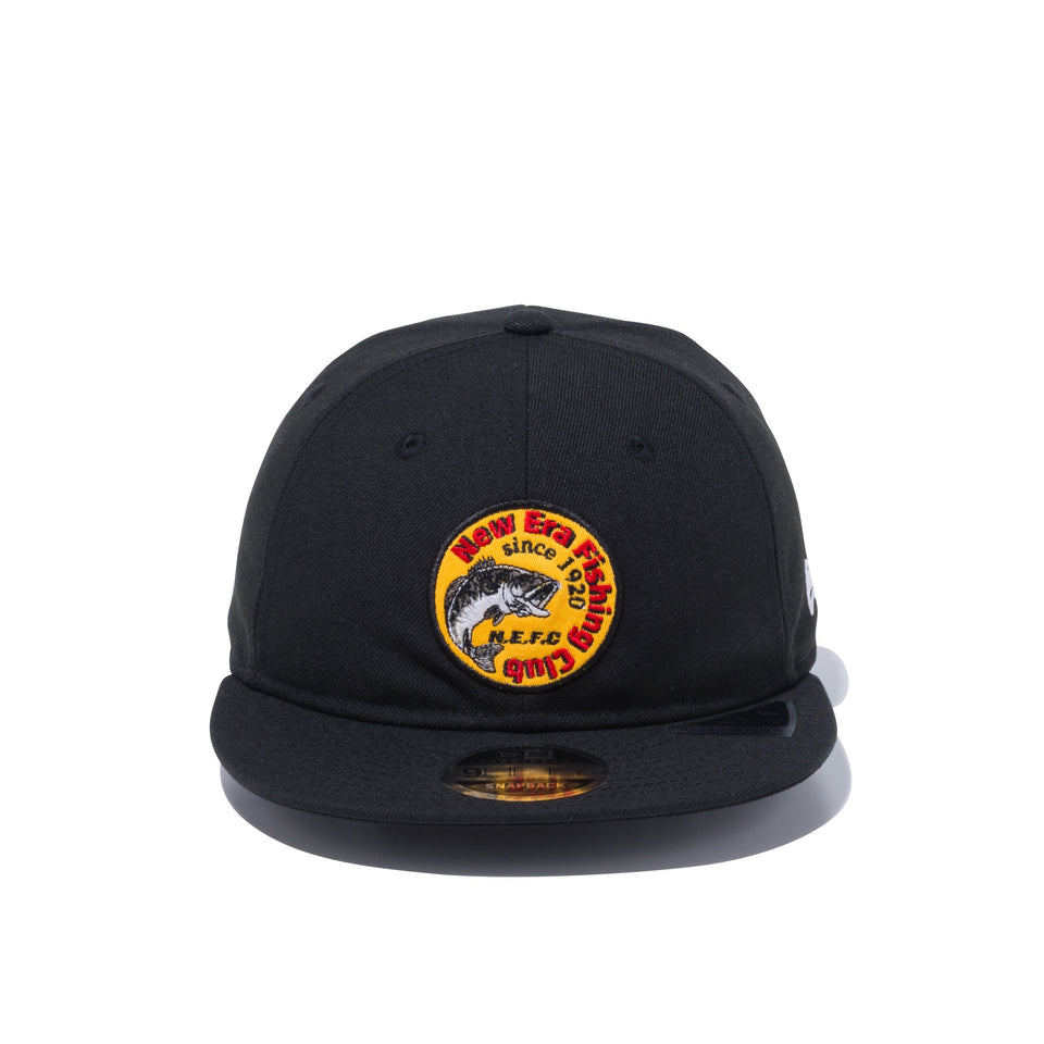 RC 9FIFTY フラットバイザー ニューエラ フィッシング クラブ ブラック × スノーホワイト 【ニューエラ アウトドア】