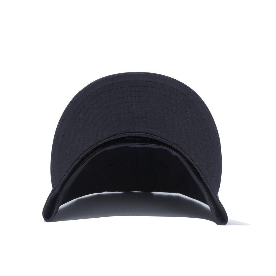 LP 59FIFTY コーデュラ ロゴ ブラック × スノーホワイト (made with COOLMAX fabric) 【ニューエラ アウトドア】