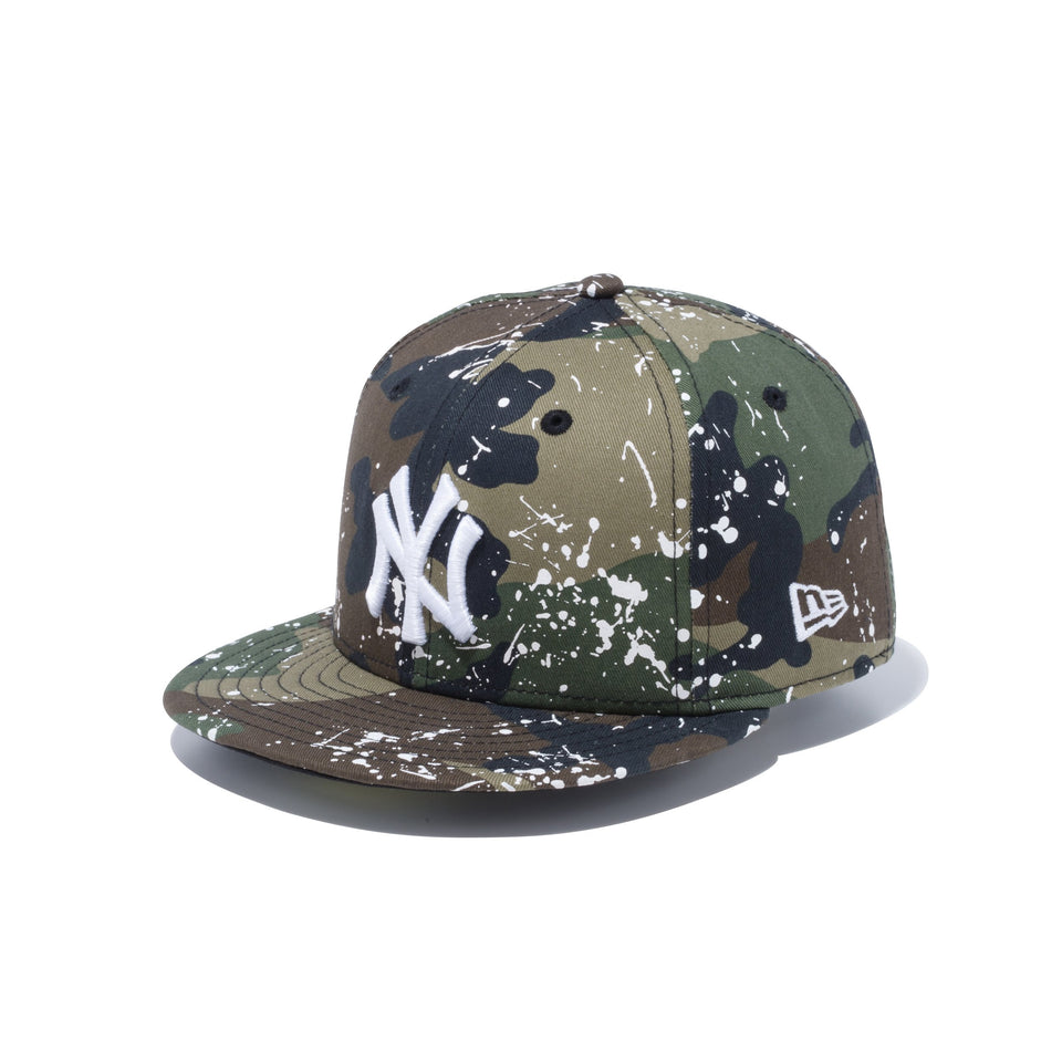 kid's 59FIFTY スプラッシュペイント ニューヨーク・ヤンキース ウッドランドカモ