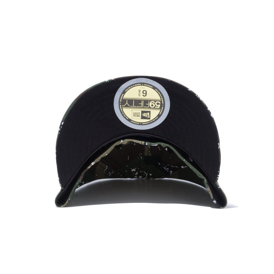 kid's 59FIFTY スプラッシュペイント ニューヨーク・ヤンキース ウッドランドカモ