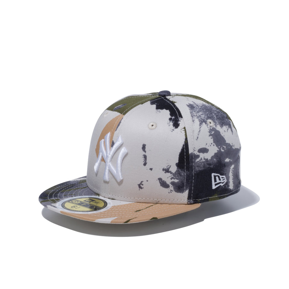 kid's 59FIFTY ブラッシュペイント ニューヨーク・ヤンキース グレー