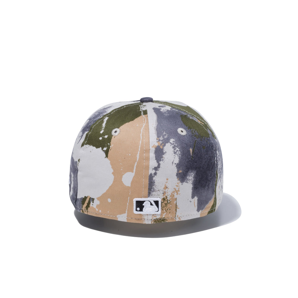 kid's 59FIFTY ブラッシュペイント ニューヨーク・ヤンキース グレー