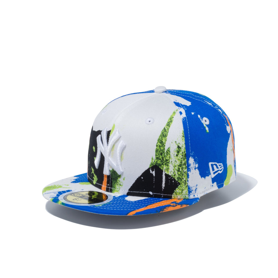 kid's 59FIFTY ブラッシュペイント ニューヨーク・ヤンキース グリーン