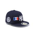 Kid's 59FIFTY New Era 1920-2020 ニューヨーク・ヤンキース ネイビー × ホワイト グレーアンダーバイザー
