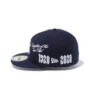 Kid's 59FIFTY New Era 1920-2020 ニューヨーク・ヤンキース ネイビー × ホワイト グレーアンダーバイザー