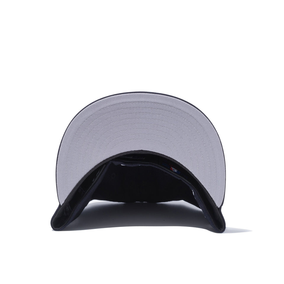Kid's 59FIFTY New Era 1920-2020 ニューヨーク・ヤンキース ネイビー × ホワイト グレーアンダーバイザー