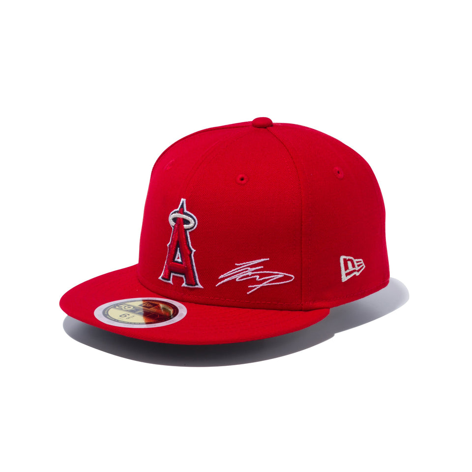 Kid's 59FIFTY ロサンゼルス・エンゼルス コレクション スカーレット