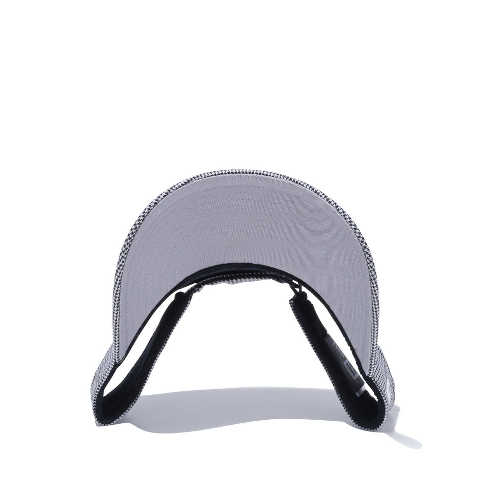 【ゴルフ】 WOMEN'S サンバイザー ハウンズトゥース New Era ロゴ