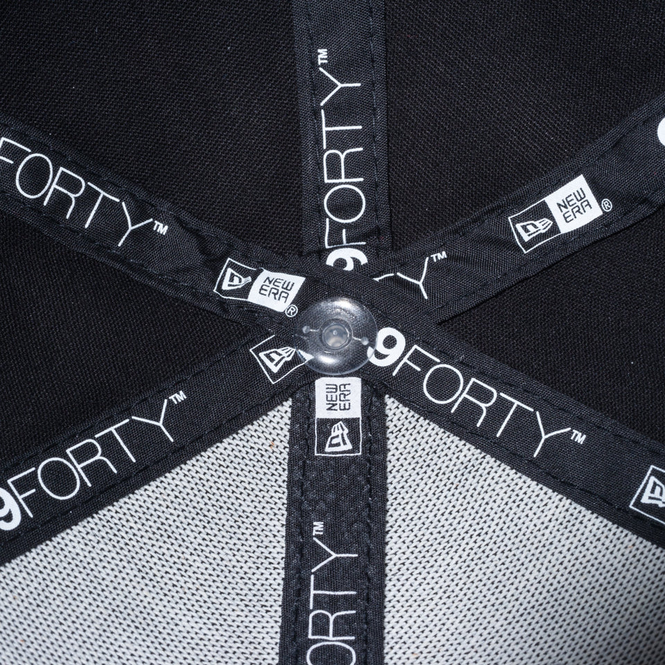 【ゴルフ】 WOMEN'S 9FORTY クロスストラップ ストレッチコットン ウォッシャブル ニューエラ 1920 ブラック