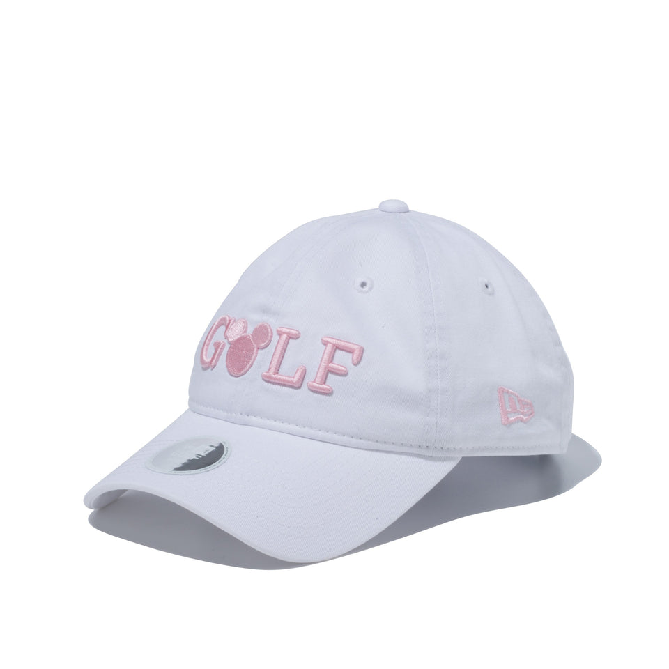 【ゴルフ】 WOMEN'S 9THIRTY ディズニー GOLF ミッキーマウス シルエット ホワイト