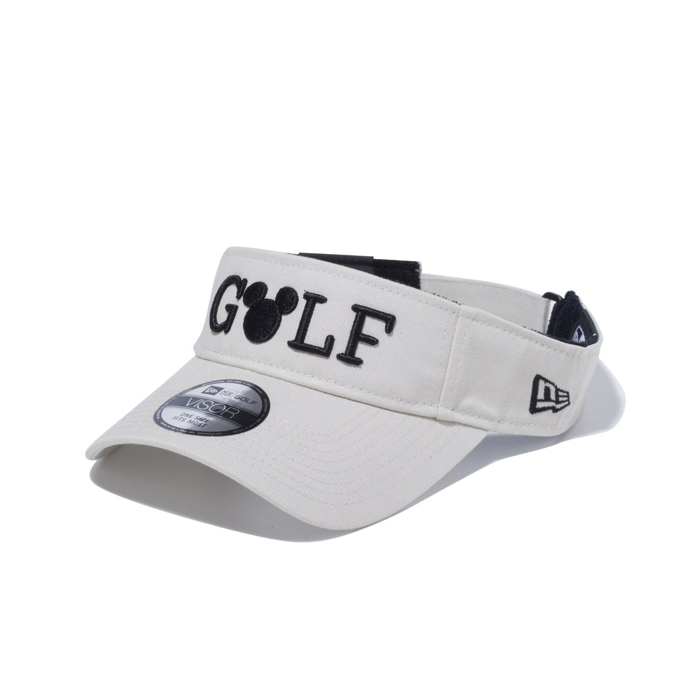 【ゴルフ】 サンバイザー ディズニー GOLF ミッキーマウス シルエット ストーン