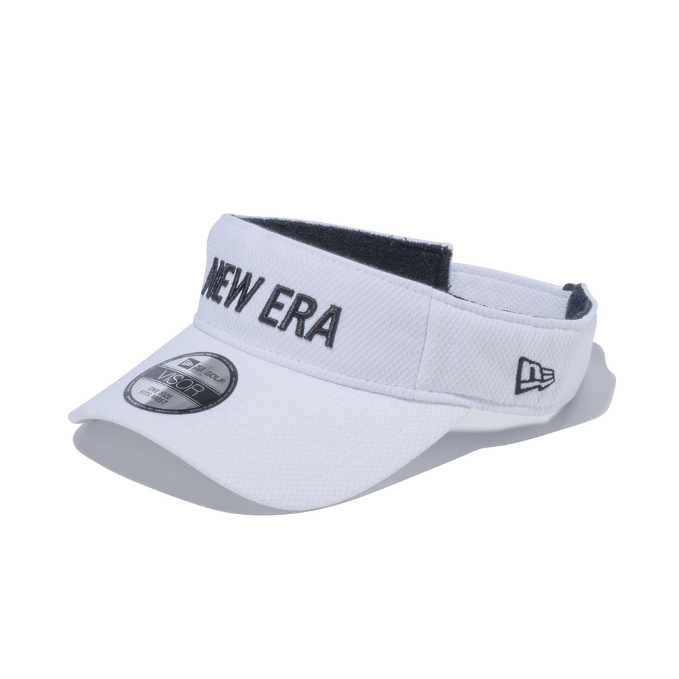 【ゴルフ】 サンバイザー ダイアモンドエラ NEW ERA ロゴ ホワイト