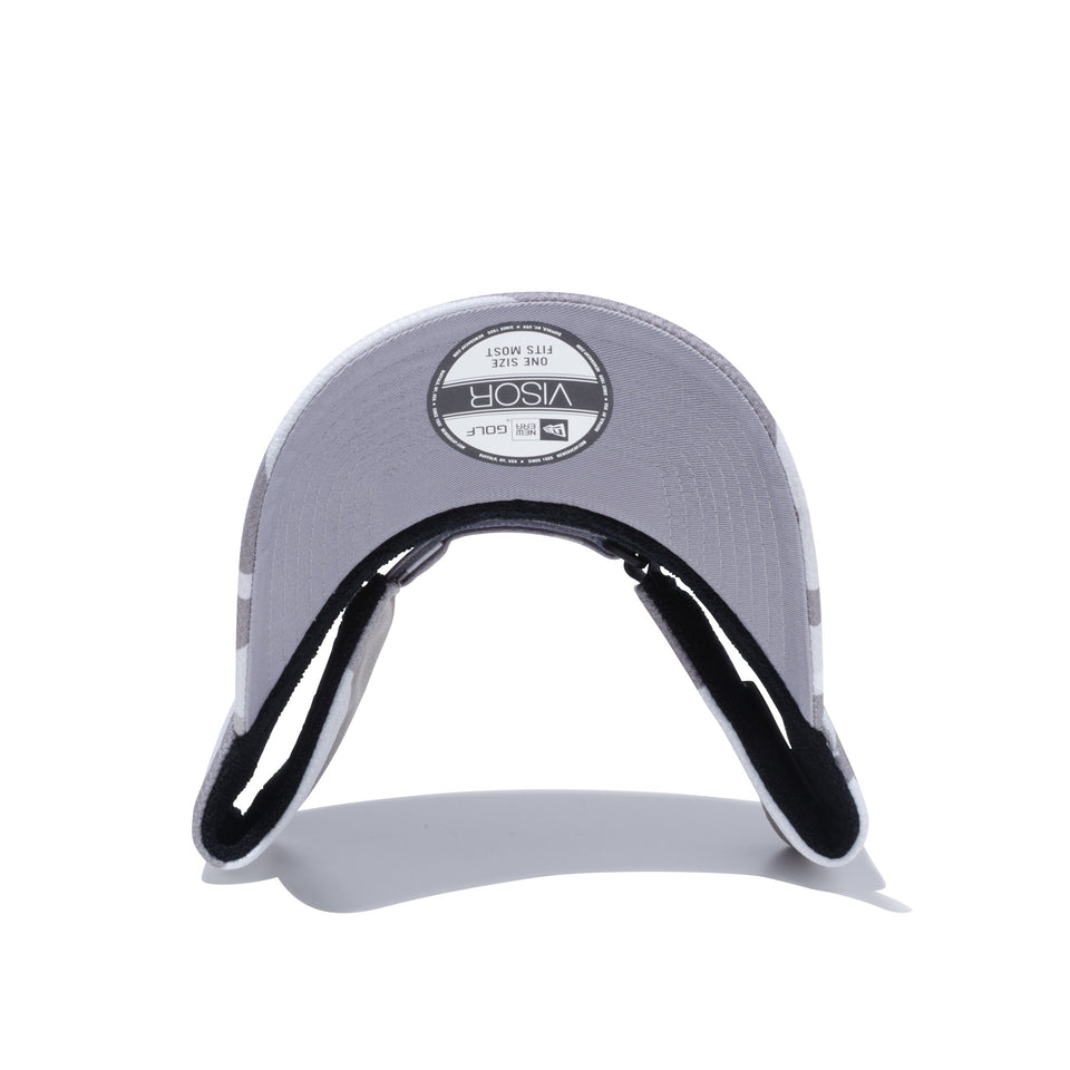 【ゴルフ】 サンバイザー ダイアモンドエラ NEW ERA ロゴ グレーカモプリント